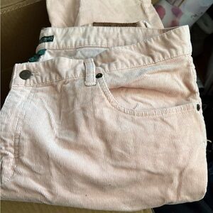 Ralph Lauren Light Pink Corduroy Trousers straight leg worn once originally 69.0